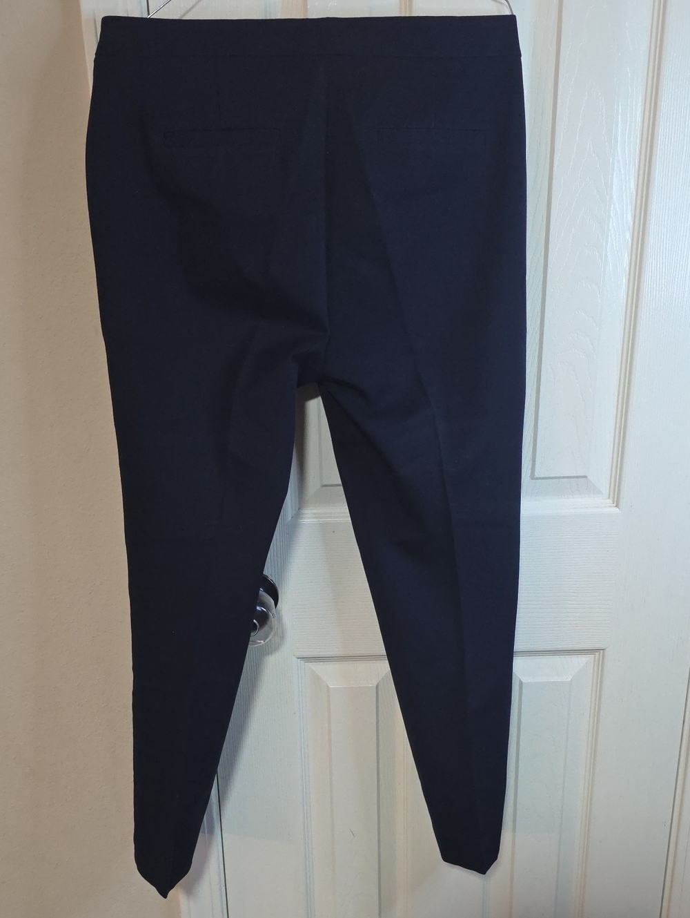 J. Crew Navy Women's Tailored Dress Pants, Side Zipper. Had Dry Cleaned. - Picture 11 of 11